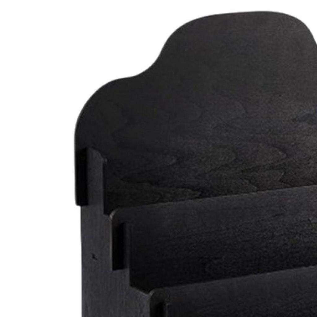 Greeting Card Display Stand Desktop Storage Rack Cabinets Decor Wood 4 Layer Business