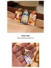 Zao Mo Good Companion Omamori Keychain: Cute Artistic Metal Pendant in 6 Styles.