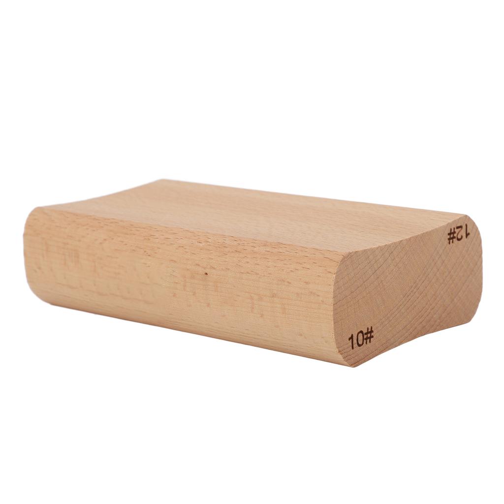 Wood Radius Sanding Block Luthier Tool for Guitar Fretboard Fingerboard Fret Leveling 10 and 12