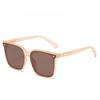 Retro Square Eyewear With Uv400 Protection For Fashion Street Style And Casual Wear