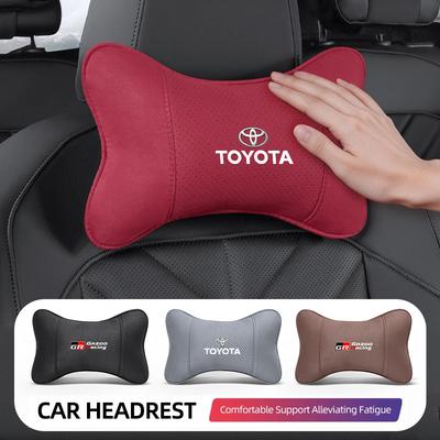 1Pcs Car Seat Headrest Neck Pillow Head Support Cushion For Toyota 86 Corolla Yaris Prius CHR Camry Auris Prado RAV4 Hilux Aygo PM1 7r