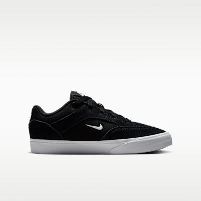 Kids' Sneakers Nike SB Malor Black White (GS) Black/Black/White/White