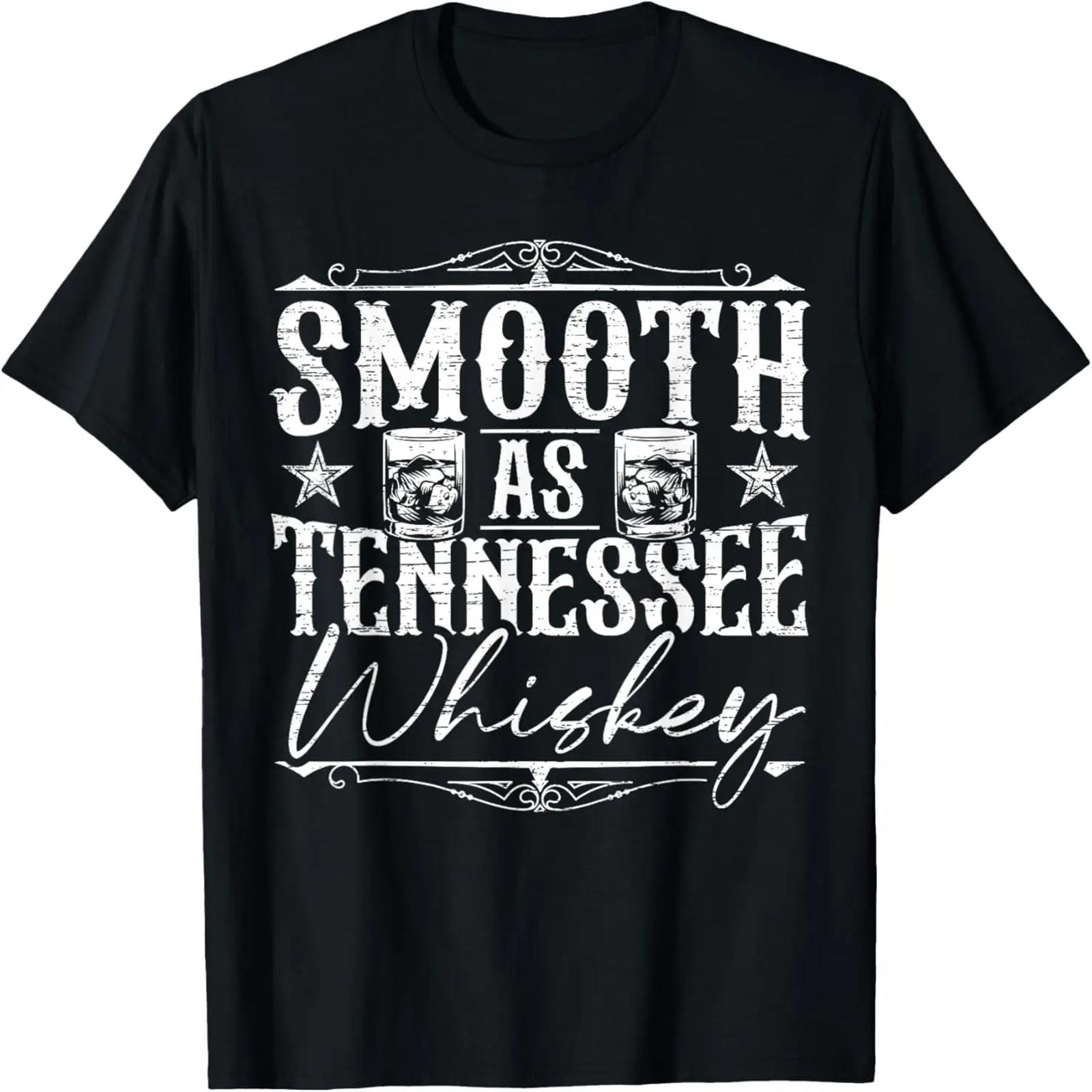 

Smooth as Tennessee Whiskey distressed bourbon T-Shirt XXXXXL чёрный