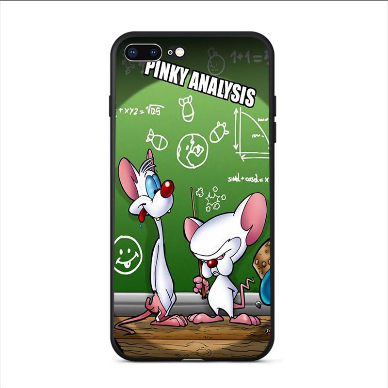 

Высококачественный чехол для телефона из ТПУ с изображением мультсериала Пинки и Брэйн для iPhone 5 5S SE 2020 6 6s 7 8 plus X XR XS MAX 11 11Pro Max iPhone 11promax