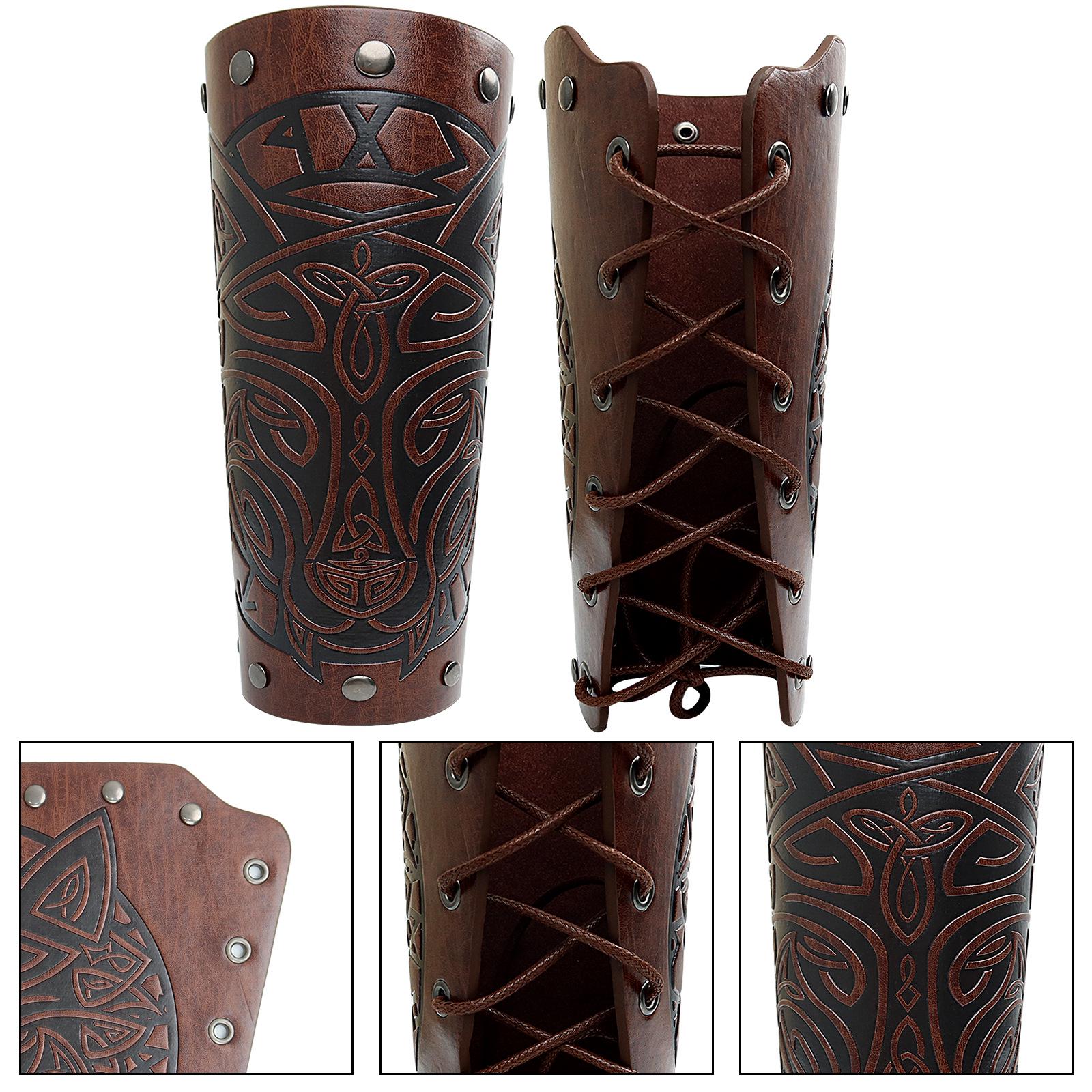 

Средневековые и Викингские Наручи: Аксессуары древнеримского воина эпохи Возрождения для косплея и сценического реквизита