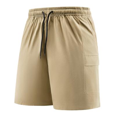 Summer New Workwear Shorts Ice Silk Quick-Dry Shorts Men's American Style Mid-Length Shorts Multi-Pocket