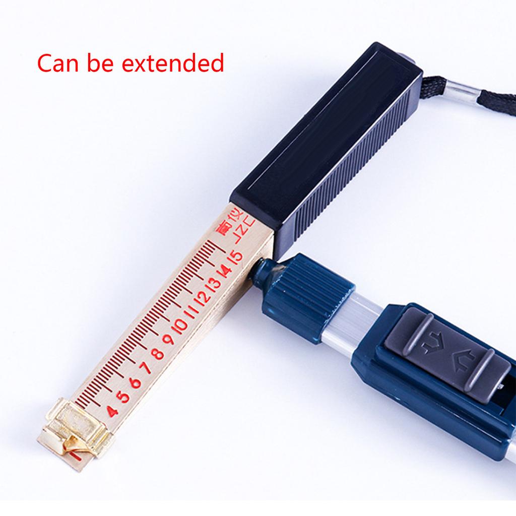 Vernier Feeler Gauge 1-15mm House Engineering Inspection Flatness Measuring Tool 0.2mm/0.5mm Wedge Shaped Feeler Gauge