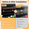 12PCS A/C and Heater Climate Control Button Repair Kit Fit for BMW 5/6/7/X5/X6 Series F07 F10/F06 F12 F13/F01 F02 520 528 530 535 550 640 650 750