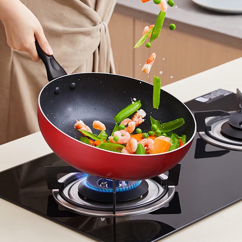 Supor 28cm Colorful Easy-Clean Non-stick Frying Pan