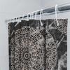 Boho Shower Curtain Mandala Pattern Nature Inspired Bathroom Decor Tropical Floral Abstract Art Modern Farmhouse Home Textile
