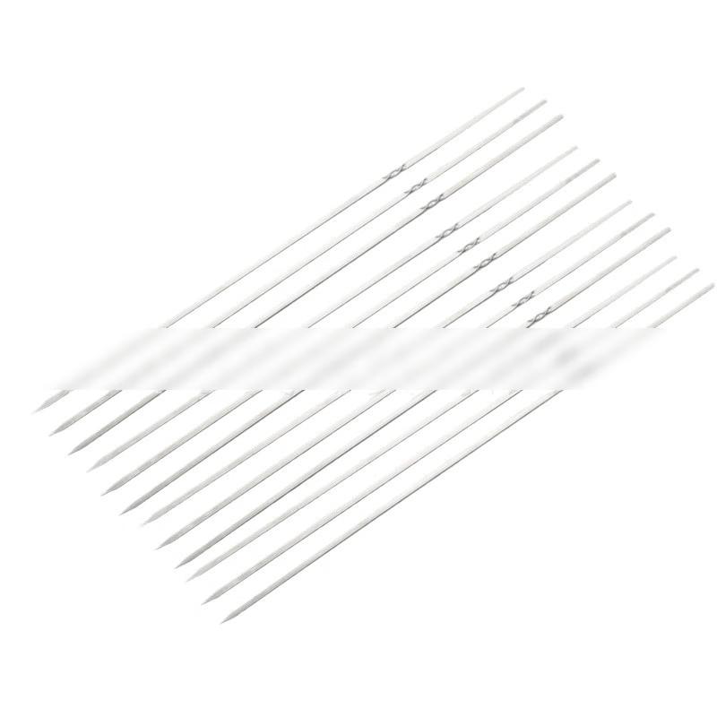 ZISIZ Stainless Steel Flat BBQ Skewers
