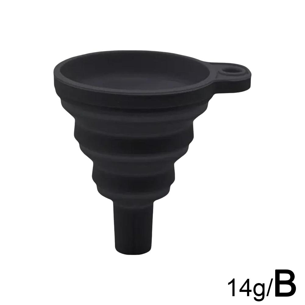 Silicone Separatory Filter Funnel Car Universal Liquid Funnel Washer Fluid Change Foldable Portable Auto Engine Oil Petrol Chang