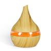 Holzmaserung USB-Lade-Luftbefeuchter, Desktop Mini Aroma Diffusor mit Umgebungslicht für Schlafzimmer Zuhause