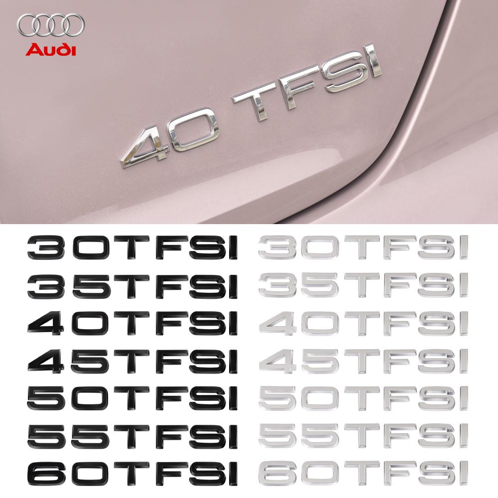 30TFSI 35TFSI 40TFSI 45TFSI 50TFSI 55TFSI 60TFSI Sline 3D ABS Adesivo Lettera Badge Posteriore Baule Auto per Decorazione Logo AUDI