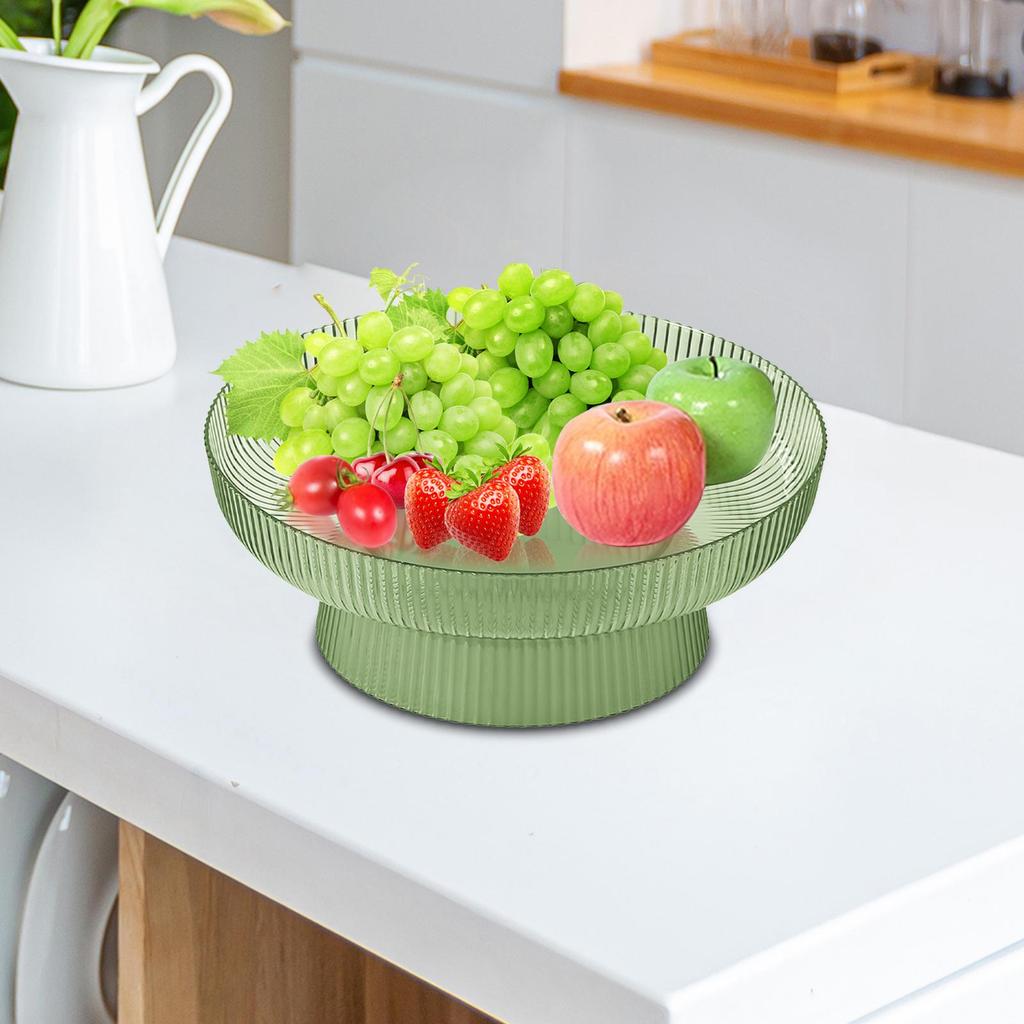 Fruit Plate Decorative Bowl, Snacks Fruit Basket Bowl, Dessert Display Stand, Dish Holder for Kitchen Farmhouse Home Decor
