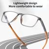 Fashion Reading Glasses TR90 Silicone Frame New Men's Presbyopia Sports Glasses Ultra Light Anti Blue Light Glasses +100 To +400