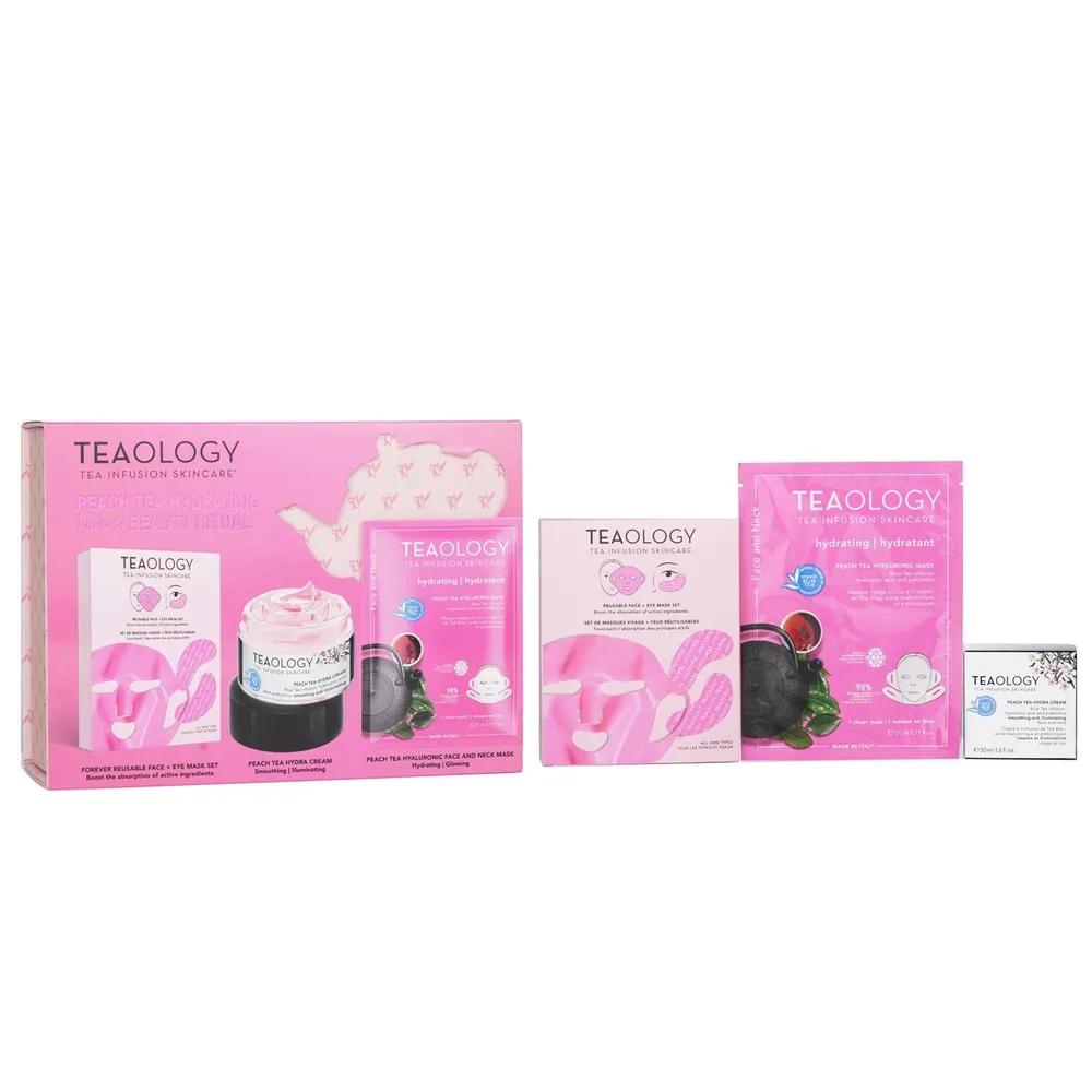 

TEAOLOGLY Peach Tea Hydrating Forever Beauty Ritual Set: 3 pcs