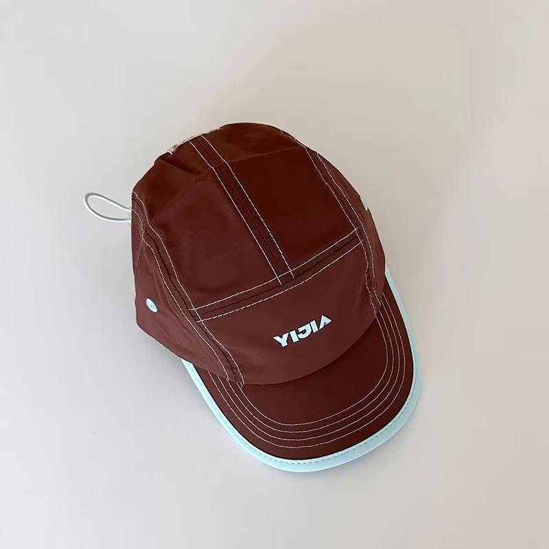 Summer Kids Quick Drying Baseball Cap Korean Letters Thin Breathable Peaked Hats For Children Boys Girls Outdoor Sunshade Hats