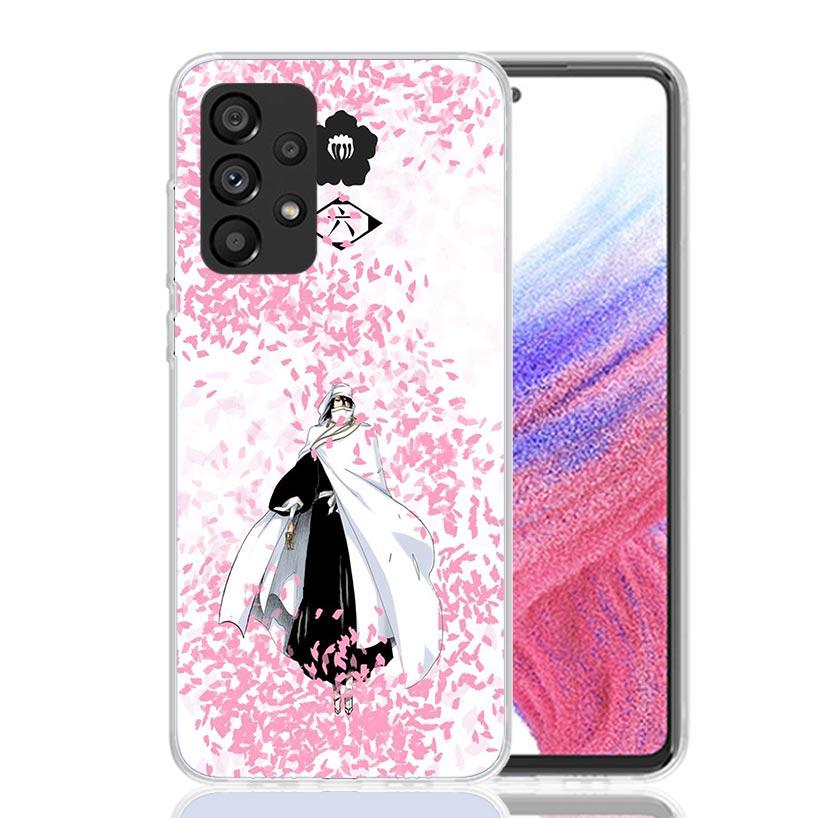 Bleach Kuchiki Byakuya Phone Case for Samsung Galaxy A52 A51 A50S A12 A22 A32 A72 A10S A30S A31 A71 Note 20 Ultra 10 Plus S10 Ga