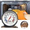 Safe Oven Thermometer 50-300°C Stainless Steel Oven Thermometer Mini Dial Stand Up Temperature Gauge Gage Food Meat Kitchen Tool