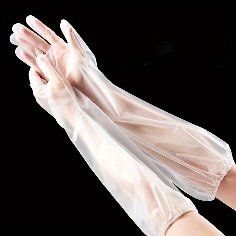 10pcs Extra-Long Kitchen Cleaning Gloves - Durable PVC, Lightweight & High Quality, Ergonomic Design for Multi-Purpose Use In Dishwashing