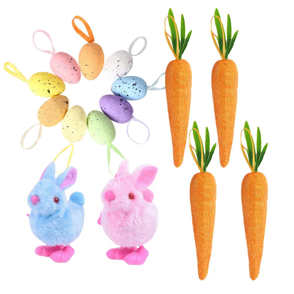 

Easter Tree Decorations 15 Pieces Colorful Foam Artificial Party Supplies Easter Home Decor For Decor Door Birthday Bookshelves