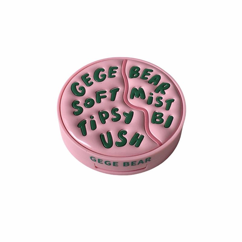 Gegebear Soft Mist Vitality Blush: Large Capacity, Youthful Glow Highlighter & Whitening Rouge