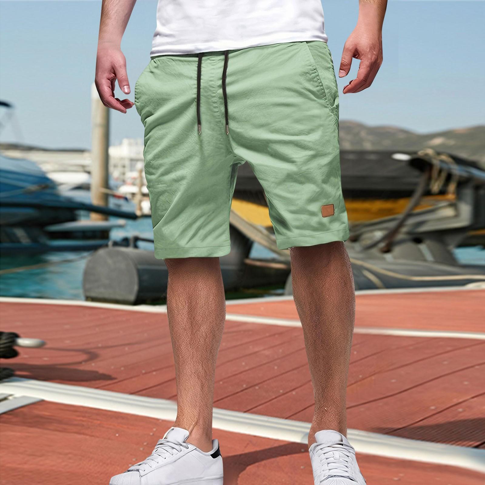 

Шорты с эластичной талией, повседневные шорты, летние легкие шорты с карманами S