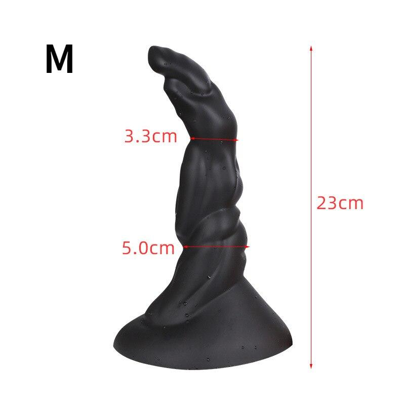 Simulační měkký anální kolík silikonový anální expandér masturbační zařízení pro dospělé Sexuální hračky popruh na penis Realistické držení penisu