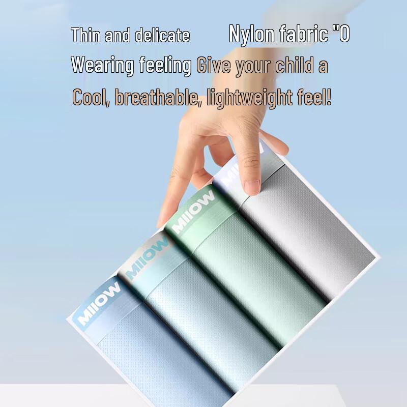 Maoren Boys' Ice Silk Boxer Briefs