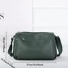 Women's Top-Grain Cowhide Leather Shoulder Bag Spacious Minimalist Crossbody for Effortless Commuting Tote with Adjustable Strap