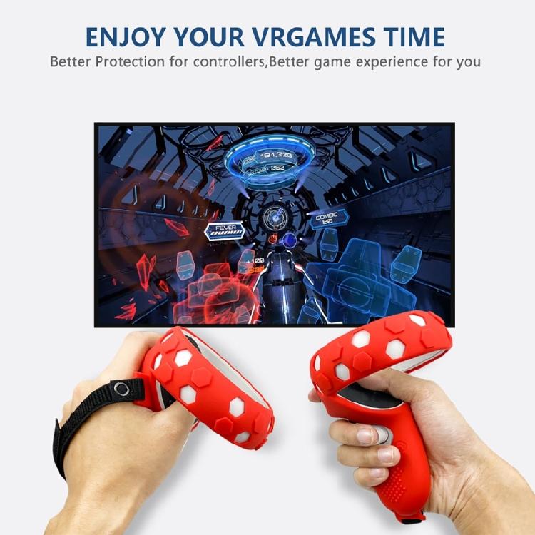 Silicone Cover, Protective Case Controller Grips for 3 Controllers Skin