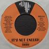 7inch Record SKIBU  ERROL RUDDOCK  STARKY  Its Not Enough  Dub 2 RMVS018 Humal Records UK Reggae Ska  Dub Used