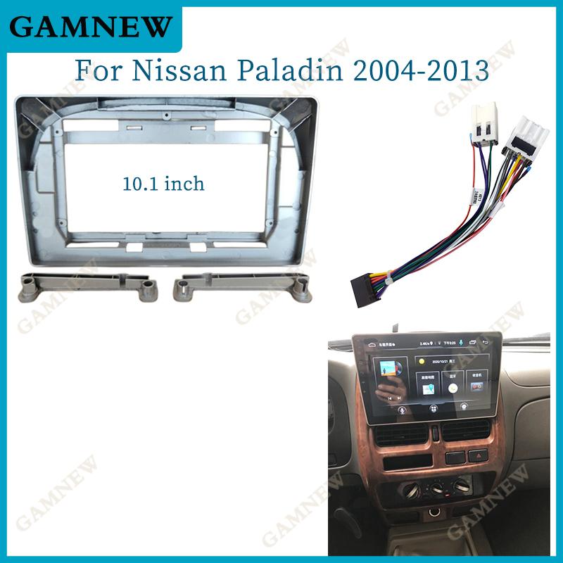 10 Inch Car Frame Fascia Adapter Android Audio Dash Fitting Panel Kit For Nissan Paladin 2004-2013