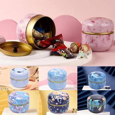 Tea Caddy Iron Delicate Small Japanese Style Tea Canister Storage Box For Home