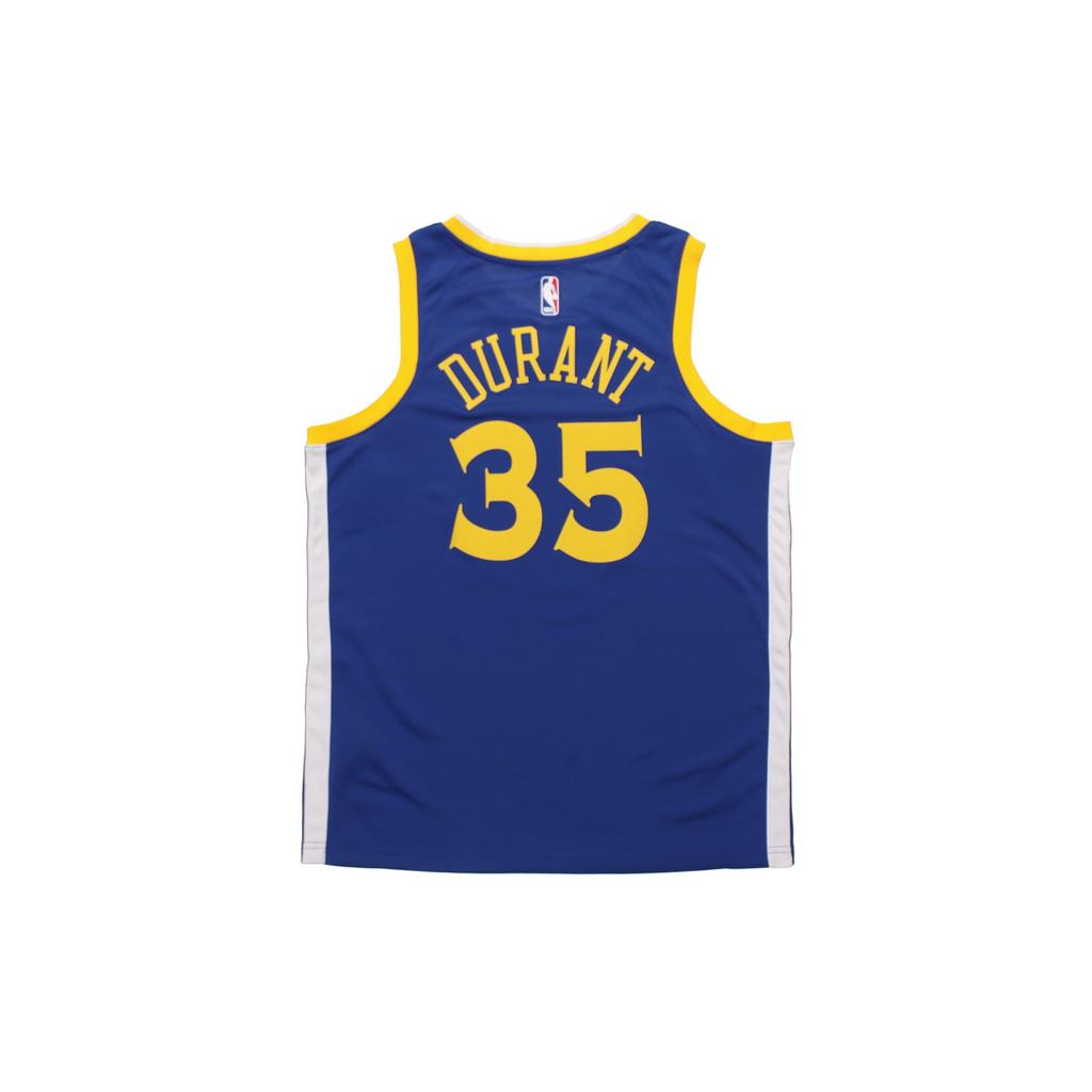 Nike Kevin Durant Golden State Warriors Basketball Jersey, Fan Edition, Number 35 Men Tops Blue 864475-496