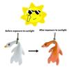 Unique Roast Duck Car Interior Pendant Ornament Rearview Mirror Hanging Decoration with Fun Color Changing In Sunlight