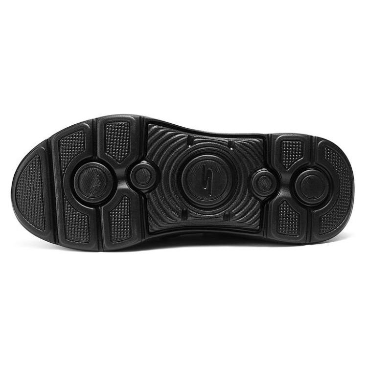 Skechers Slip-Ons Mesh Flash Technology Comfortable Versatile Low-Top Casual Shoes Men Sneakers Black 216600-BBK