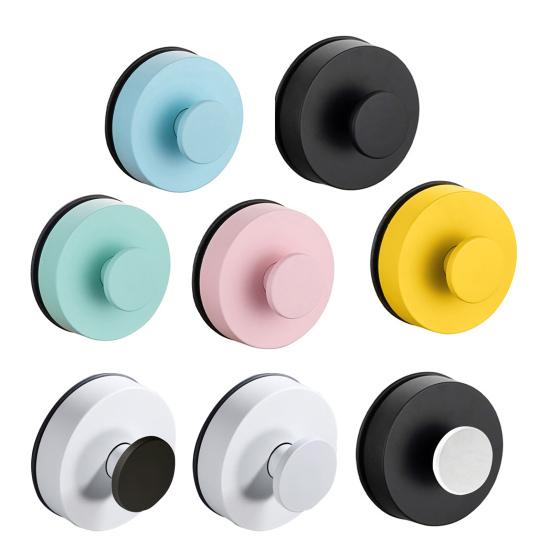 Suction Cup Hook No Drill Wall Hook Shower Towel Hook on Glass Wreath Hanger Robe Hook for Bathroom Mirrors Window