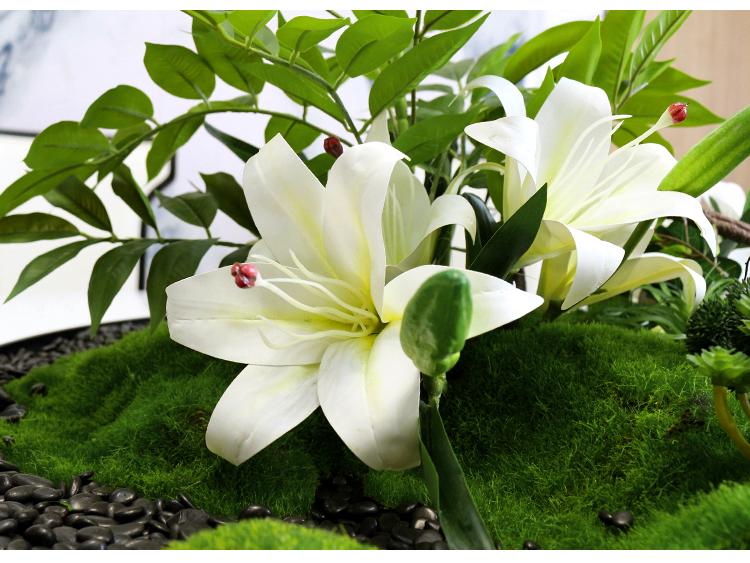 Hotel Dining Table Centerpiece: Artificial Flower Turntable Decoration for Restaurants & Private Rooms