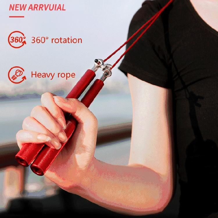 Adjustable Fitness Exercise Rope Telescopic Jump Rope 360 Degree Swivel Bearing Workout Exercise Jump Rope Enduring