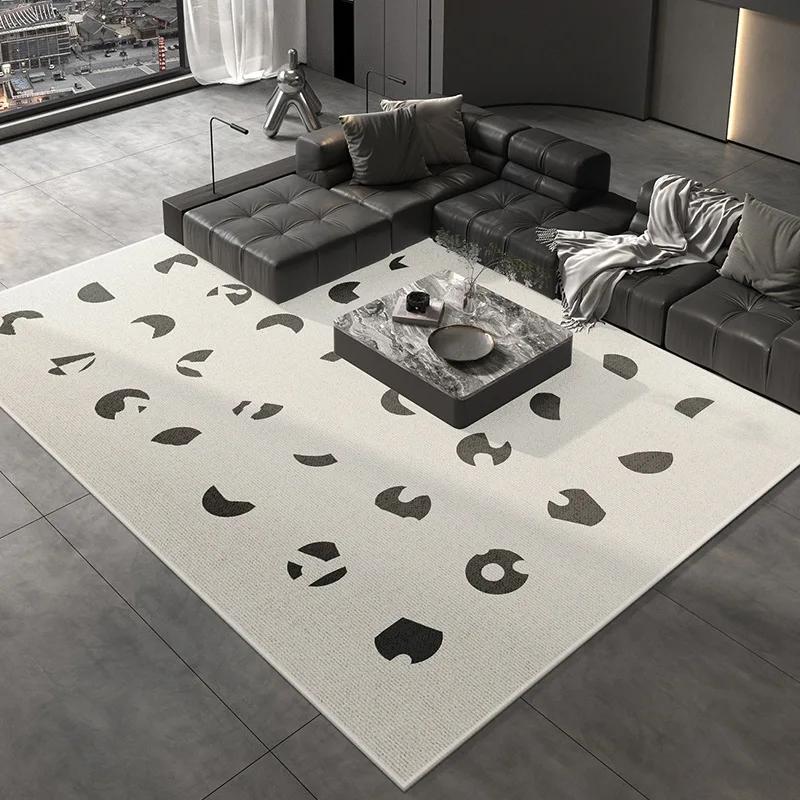 Minimalist Luxury Lint-free Carpet for Living Room Decoration Bedroom Office Easy Clean Rug Large Area Antiskid Soft Floor Mats