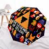 Parapluie Pliant Imprimé Z-Zelda Legends, Parapluie d'Extérieur, de Loisirs et de Voyage, Tissu de Parapluie Durable, Cadeau d'Anniversaire et de Fête