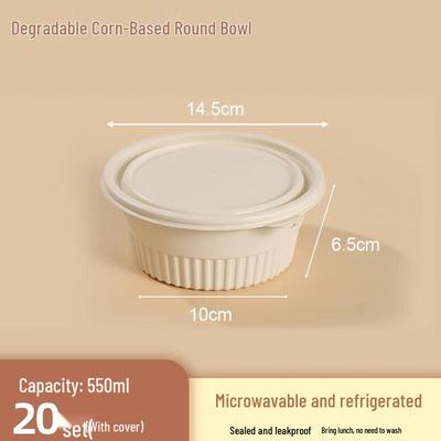 Einweg-Biologisch abbaubare Picknick-Mittagessensbox