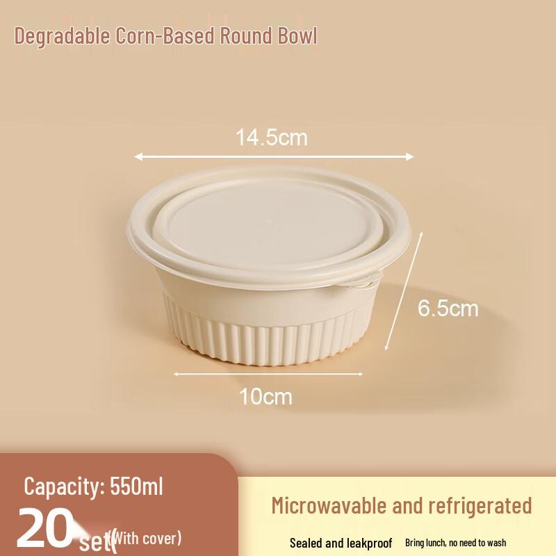 Einweg-Biologisch abbaubare Picknick-Mittagessensbox