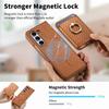 2 in 1 Detachable Carbon Fiber Card Wallet For Samsung Galaxy Z Fold 6 5 4 5G Magnetic Phone Case with Screen Protector Cover
