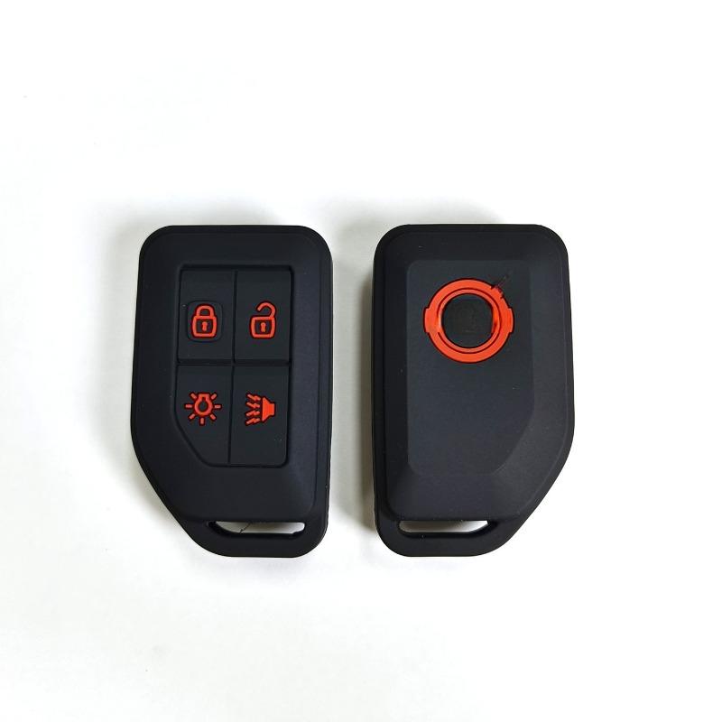 

For Volvo New FM FH Truck Key Case FH16 Tractor Van Heavy Truck Key Silicone Protective Cover Buckle1
