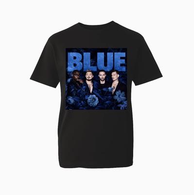 Bloemrijke Muziek Groep T-shirt Blauw Jongensband Reünie Grafisch Concert Unisex T-Top