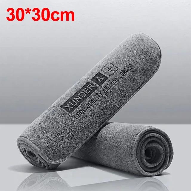 

1/2PCS High-end Microfiber Car Wash Towel Soft Drying Cloth Car Body Towels Double Layer Plush Thicken Water Absorption Car Rag 1pcs