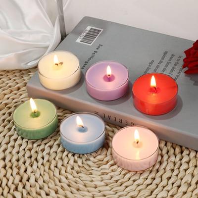 6pc Highly Scented Tealight Candle, Pleasant Fragrance Candle, For Home Décor, Wedding, Party, Holiday, Spa& Aromatherapy